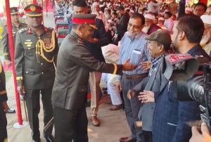 সশস্ত্র বাহিনী দিবসে বগুড়া এরিয়া কমান্ডারকে রাজশাহী প্রেসক্লাবের শুভেচ্ছা